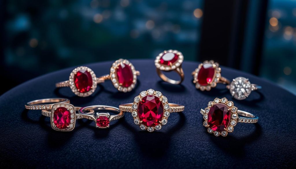 choose ruby engagement ring